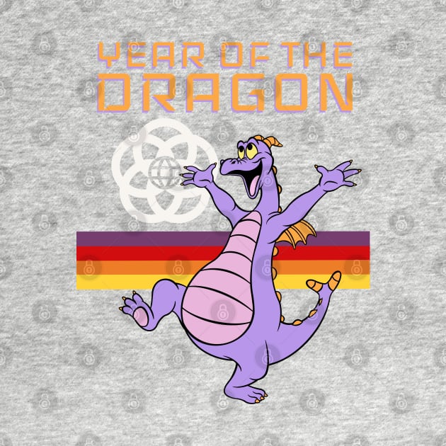 Year of the dragon Happy little purple dragon of imagination by EnglishGent